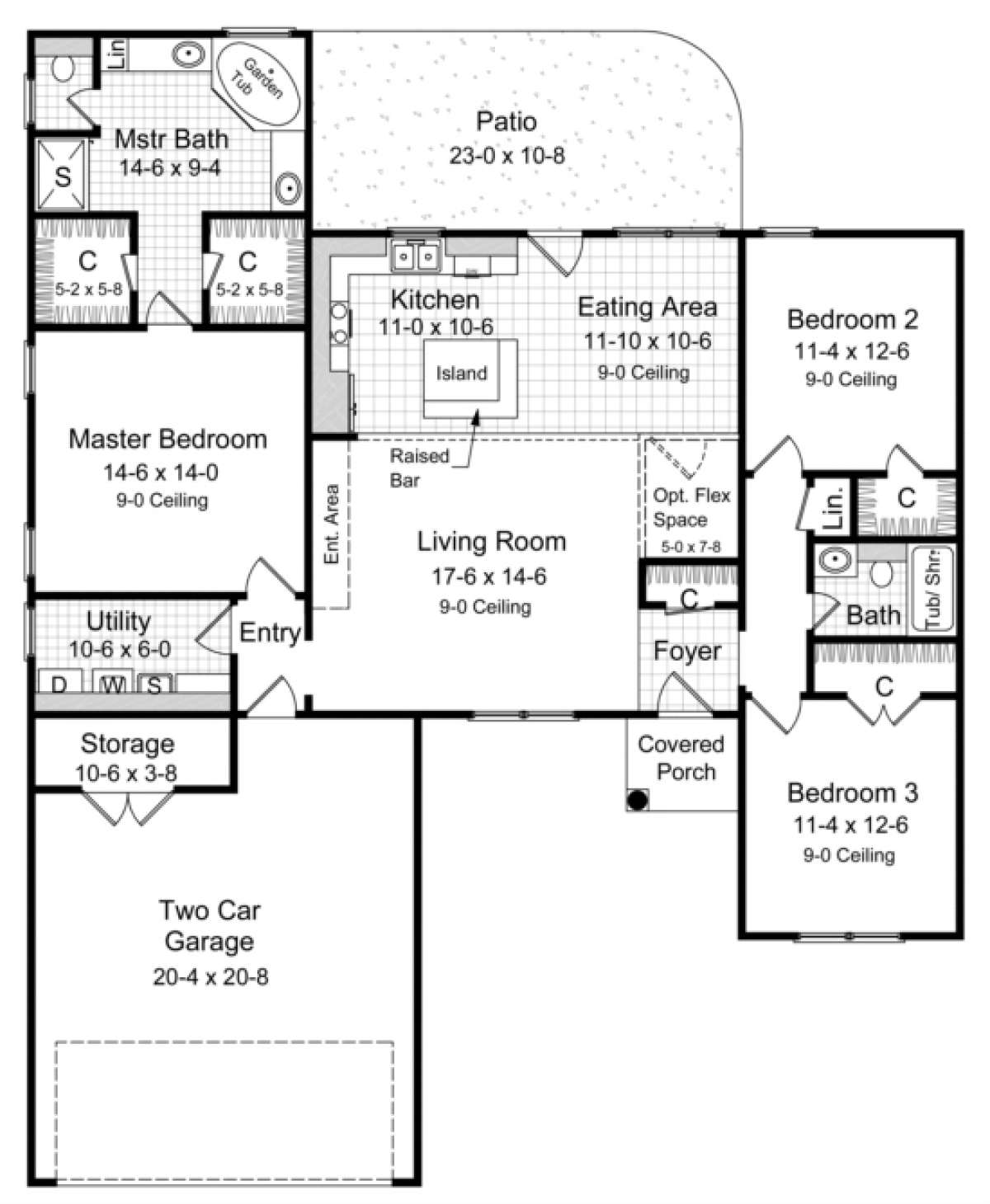 Main Floor for House Plan #348-00034