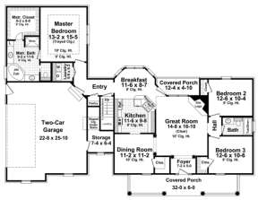 Main Floor for House Plan #348-00037