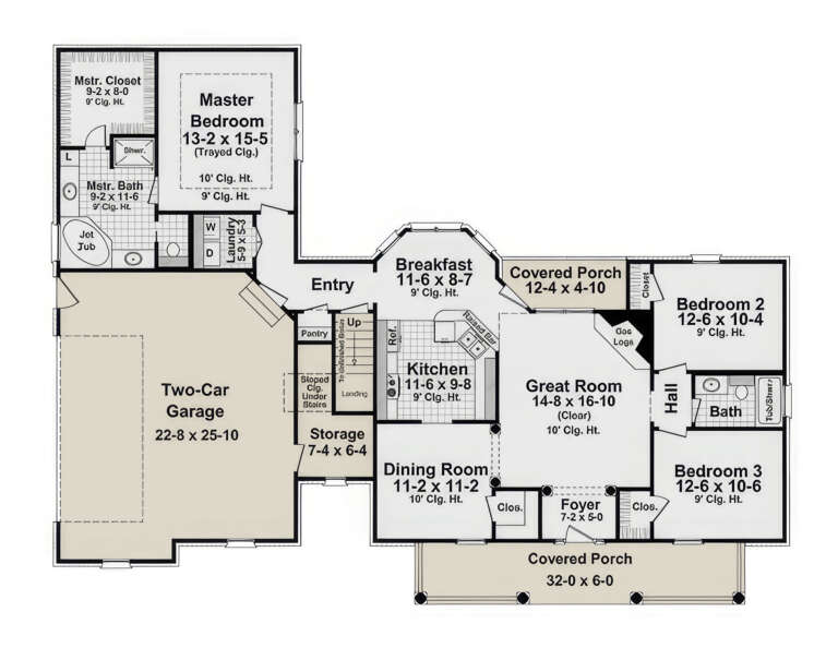House Plan House Plan #3639 Drawing 1
