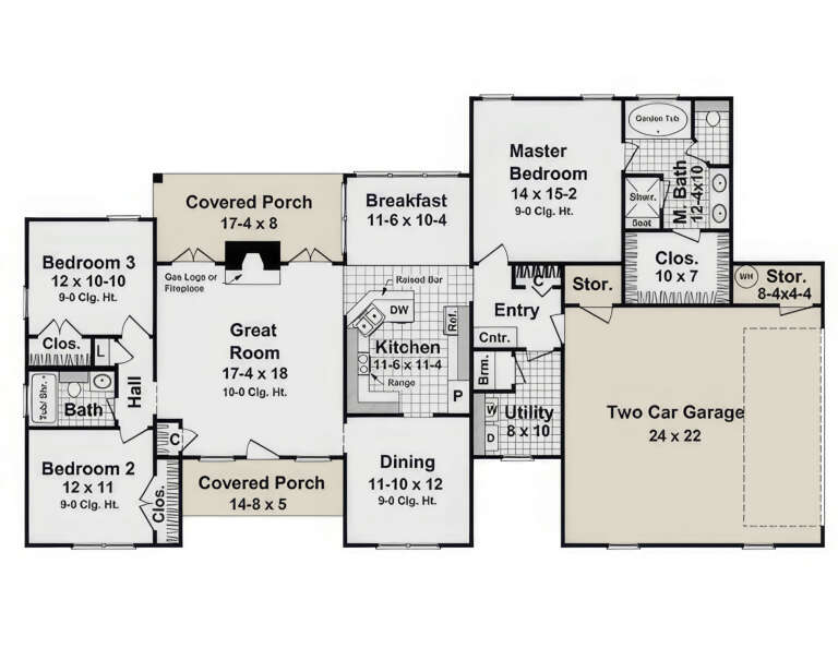 House Plan House Plan #3641 Drawing 1