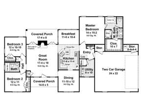Main Floor for House Plan #348-00039
