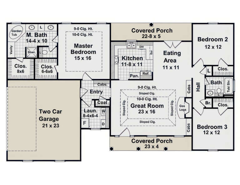House Plan House Plan #3642 Drawing 1