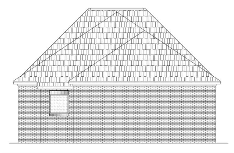 Narrow Lot House Plan #348-00041 Elevation Photo