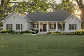 Ranch House Plan #348-00042 Elevation Photo