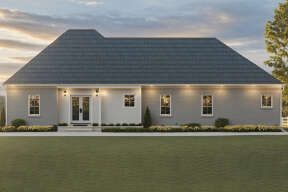 Ranch House Plan #348-00042 Elevation Photo