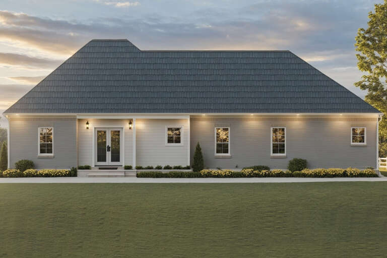 Ranch House Plan #348-00042 Elevation Photo