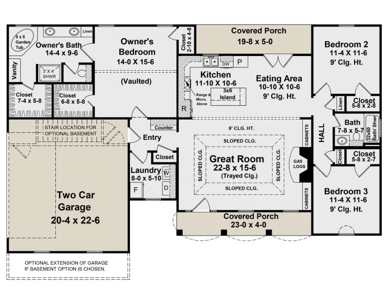 House Plan House Plan #3644 Drawing 1