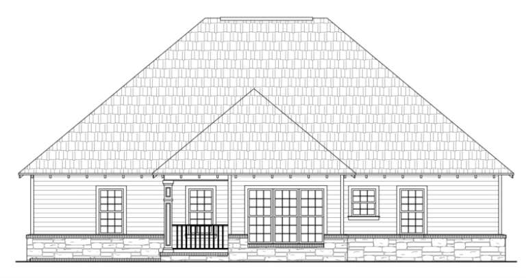 Cottage House Plan #348-00043 Elevation Photo
