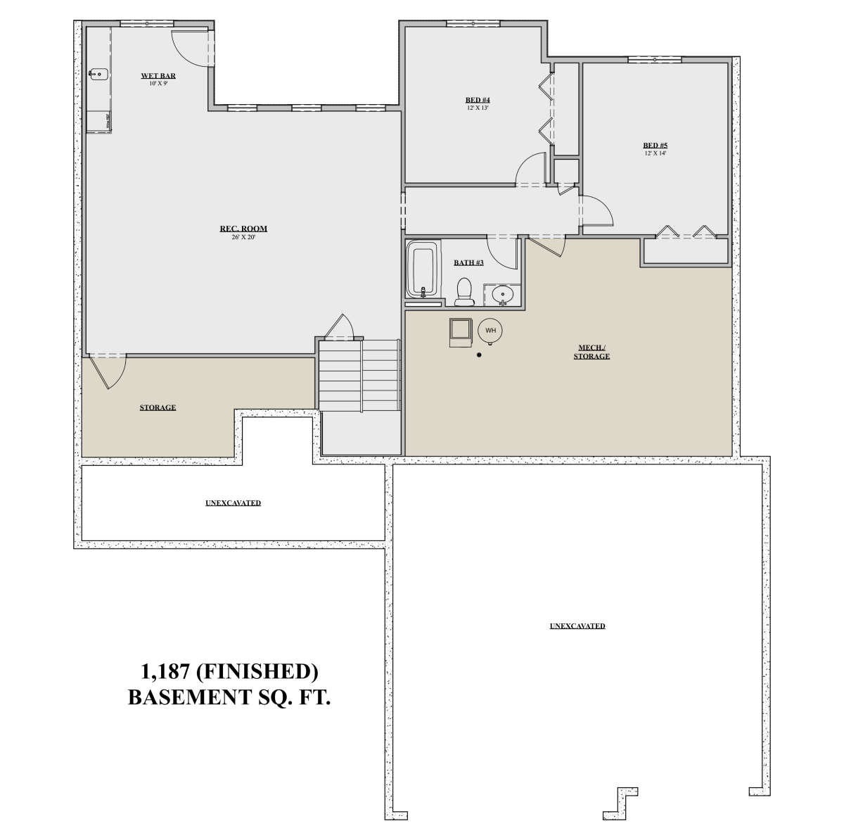 HousePlans Modern Farmhouse 7140-00022 floor plan 2