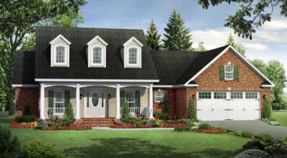 3 Bed, 2 Bath, 1700 Square Foot House Plan - #348-00045
