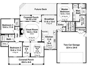 Main Floor for House Plan #348-00045