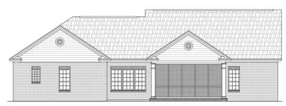 Ranch House Plan #348-00046 Elevation Photo
