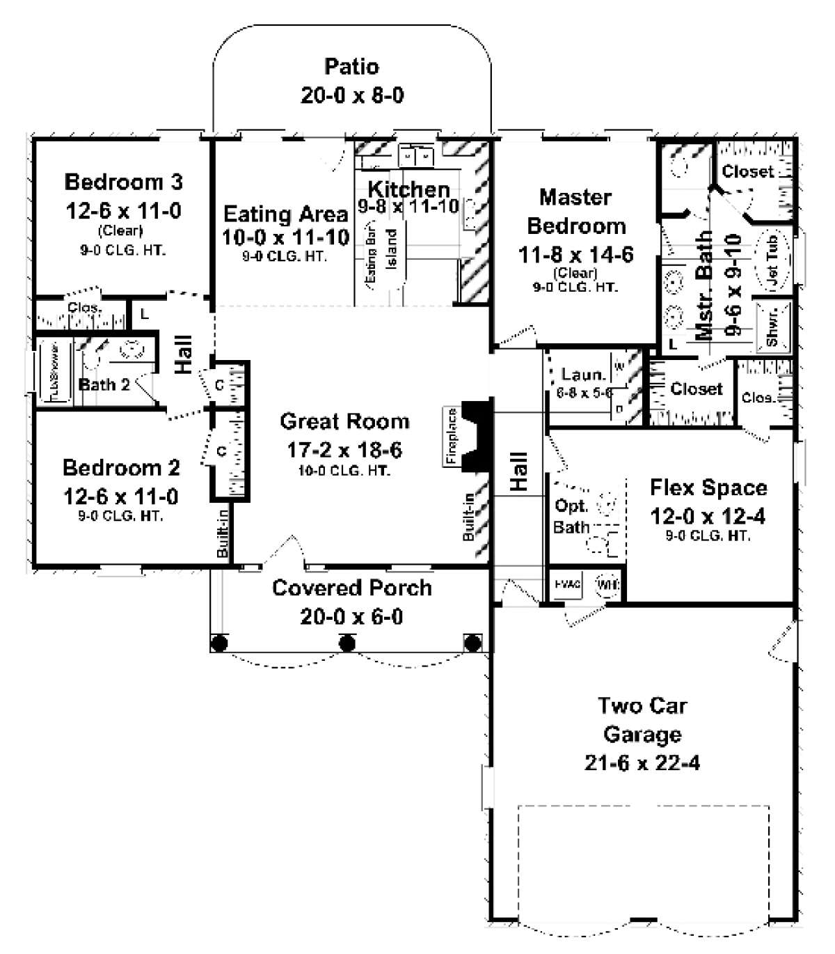 Main Floor for House Plan #348-00049