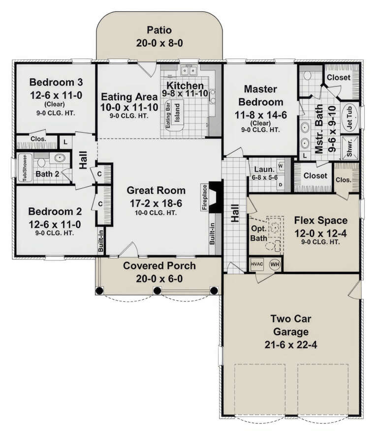 House Plan House Plan #3651 Drawing 1