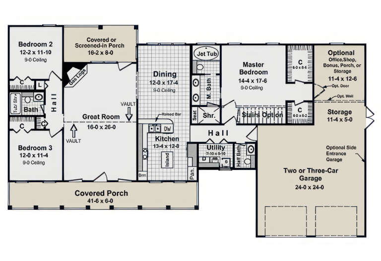 House Plan House Plan #3656 Drawing 1