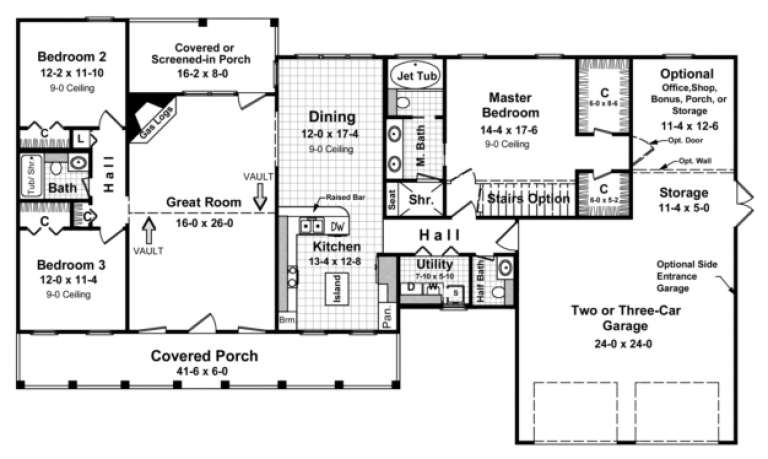 House Plan House Plan #3657 Drawing 1