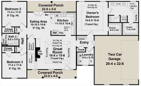 Main Floor for House Plan #348-00056