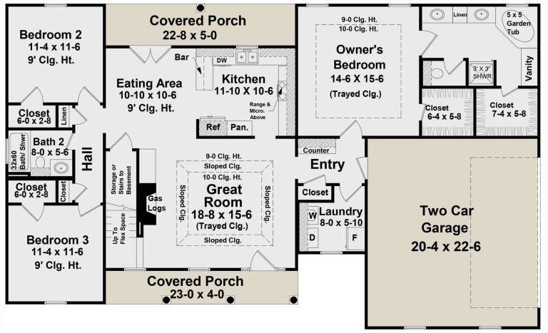 House Plan House Plan #3658 Drawing 1
