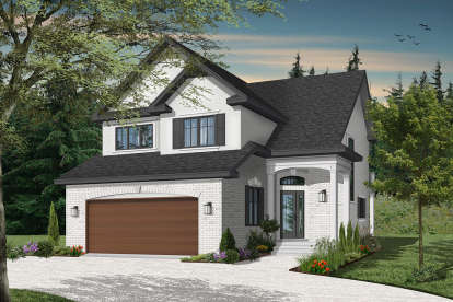 European House Plan #034-00049 Elevation Photo