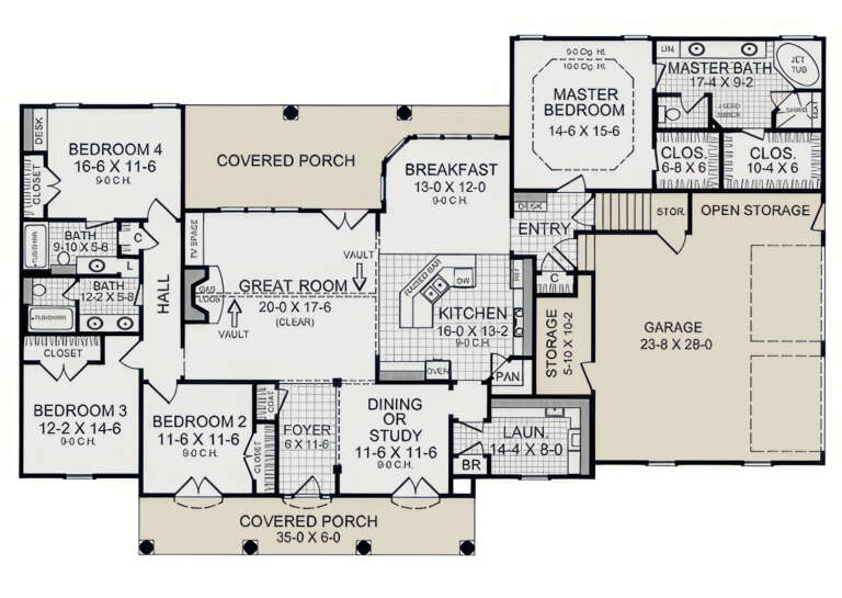 House Plan House Plan #3662 Drawing 1
