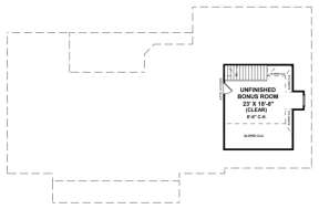 Bonus Room for House Plan #348-00060