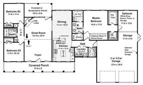 Main Floor for House Plan #348-00062