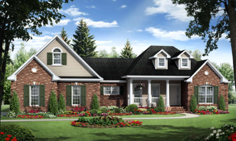 House Plan House Plan #3667 Front Elevation