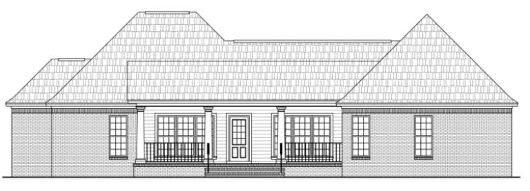 Country House Plan #348-00065 Elevation Photo