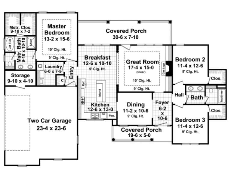 House Plan House Plan #3667 Drawing 1