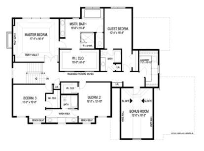 Floorplan 2 for House Plan #036-00164