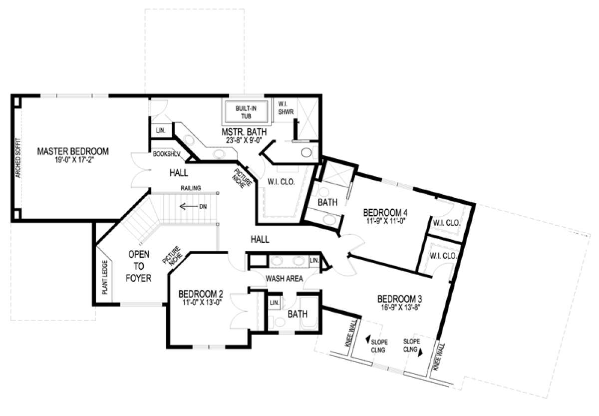 Floorplan 2 for House Plan #036-00165