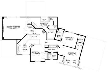 Floorplan 2 for House Plan #036-00165