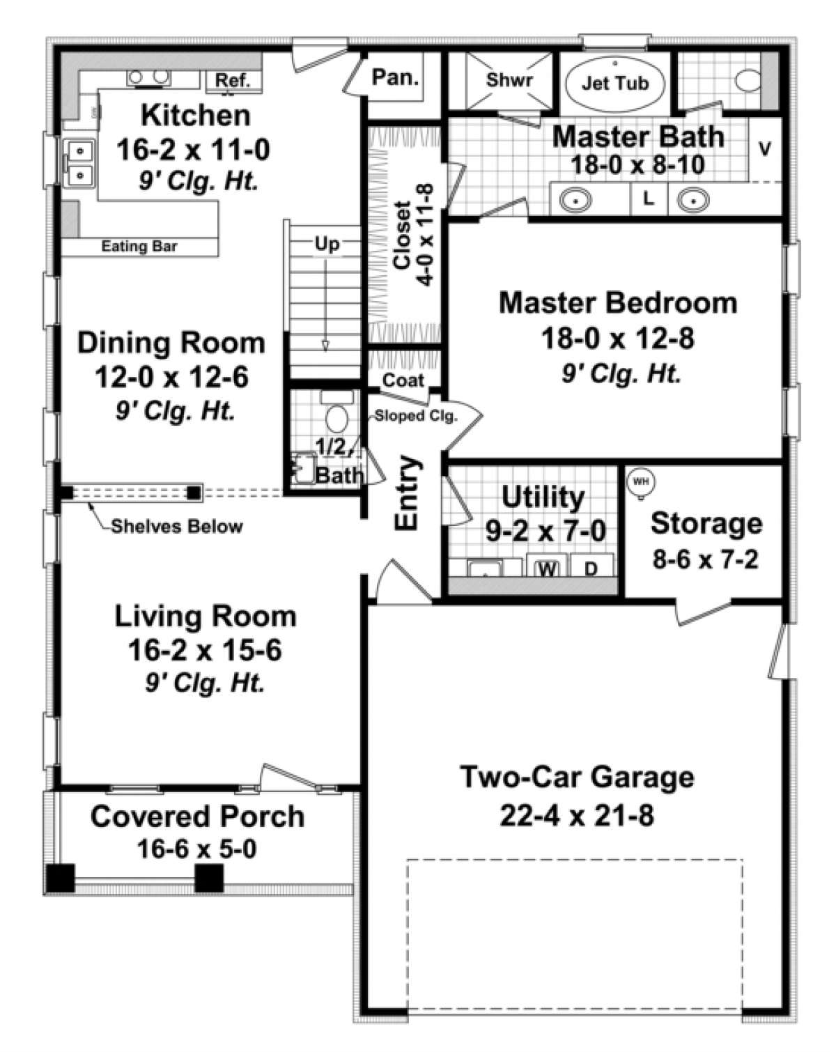 Main Floor for House Plan #348-00071