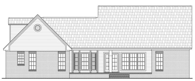 Country House Plan #348-00072 Elevation Photo