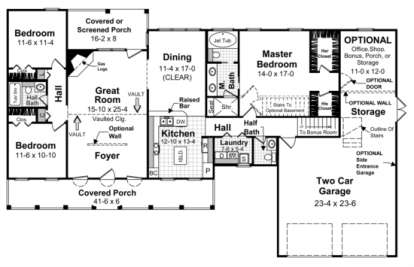 Main Floor for House Plan #348-00074