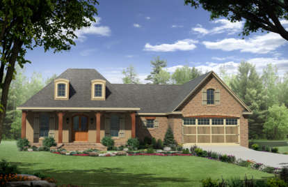 3 Bed, 2 Bath, 1863 Square Foot House Plan - #348-00075