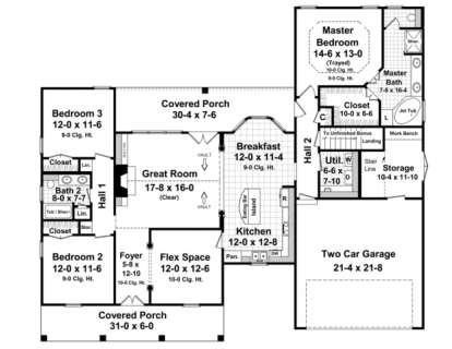 Main Floor for House Plan #348-00075