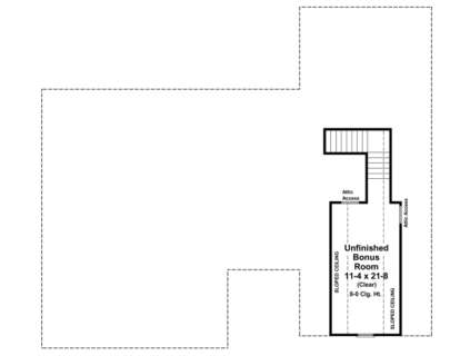 Bonus Room for House Plan #348-00075