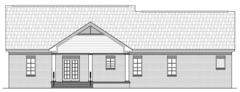 Traditional House Plan #348-00076 Elevation Photo