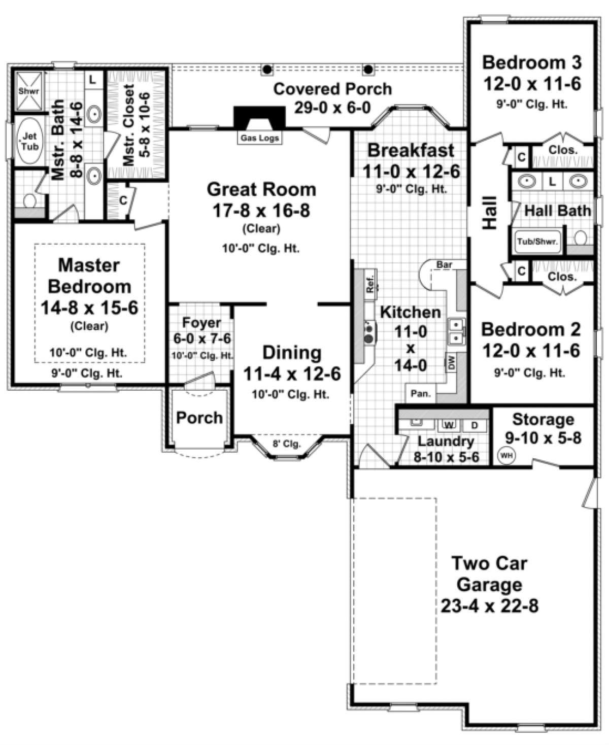 Main Floor for House Plan #348-00077
