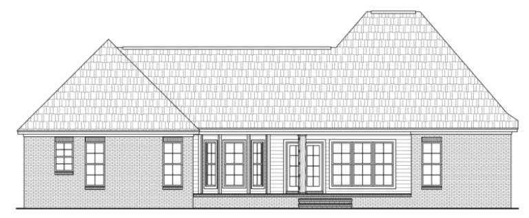 French Country House Plan #348-00078 Elevation Photo
