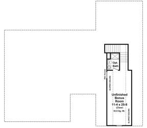 Bonus Room for House Plan #348-00078