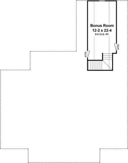 Bonus Room for House Plan #348-00079