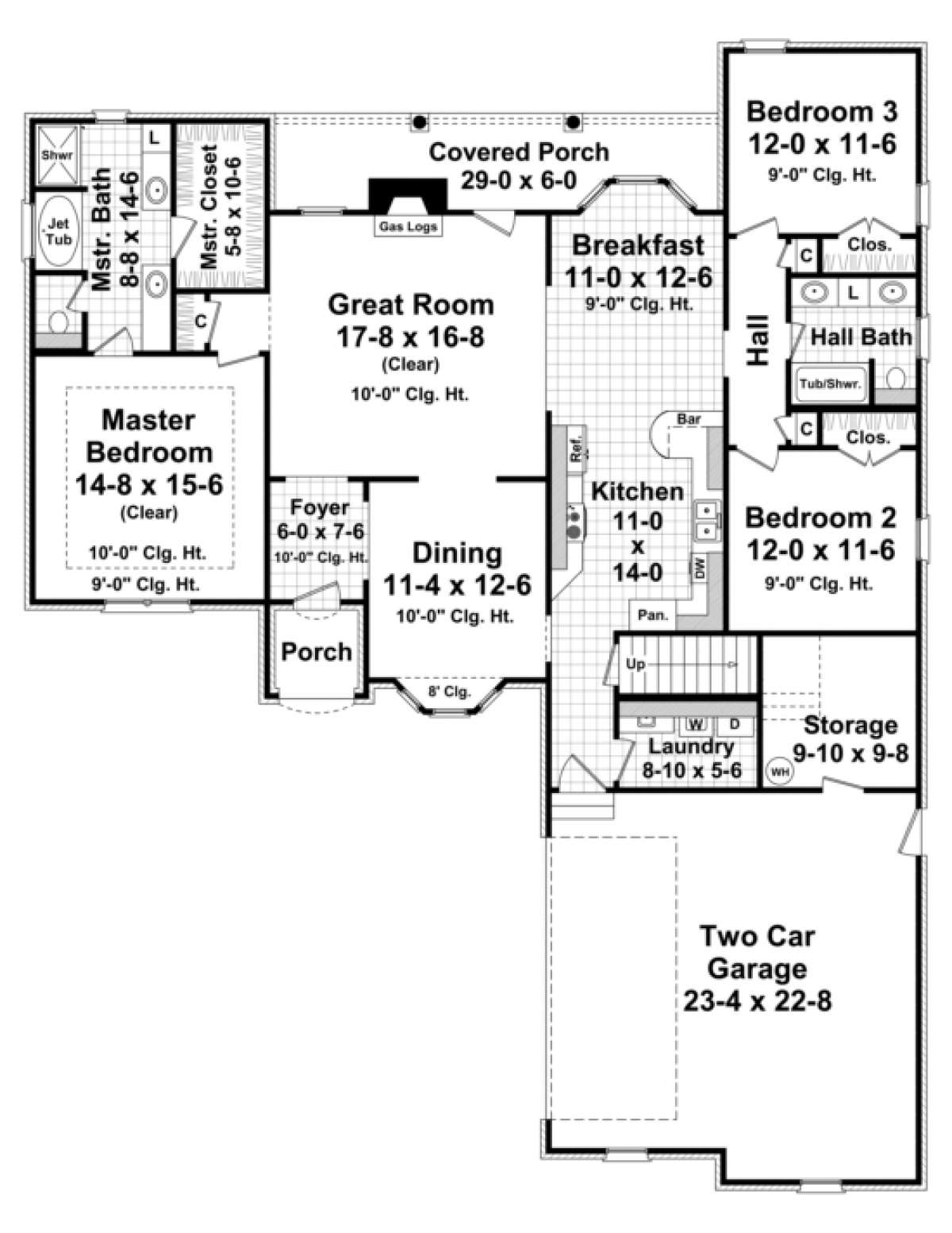 Main Floor for House Plan #348-00082