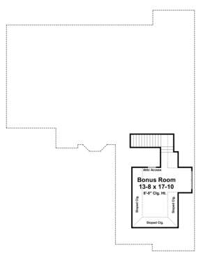 Bonus Room for House Plan #348-00082