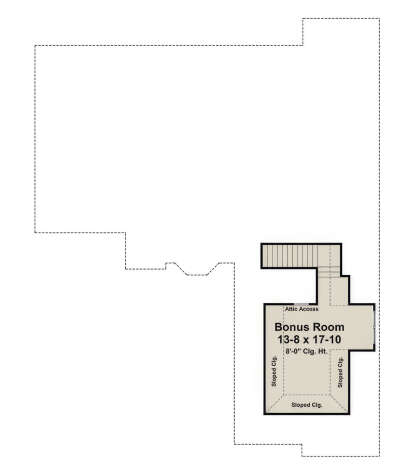 Bonus Room for House Plan #348-00082