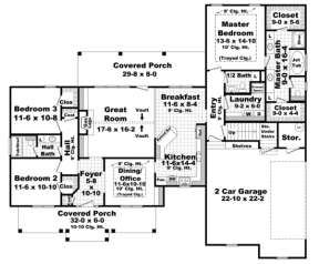 Main Floor for House Plan #348-00084