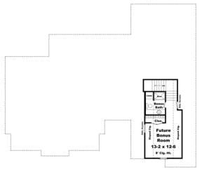 Bonus Room for House Plan #348-00084