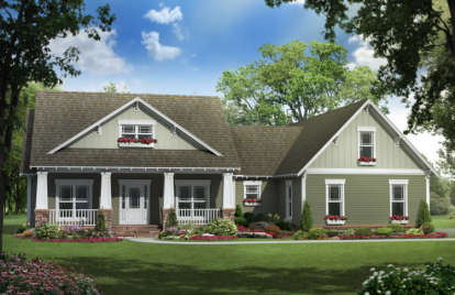 3 Bed, 2 Bath, 1900 Square Foot House Plan - #348-00085