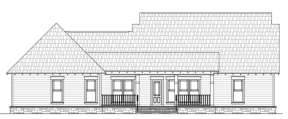 Country House Plan #348-00085 Elevation Photo